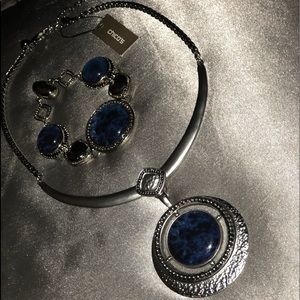 NWT Chico’s Jewelry Set Necklace & Bracelet